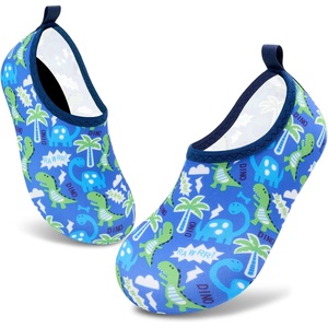 image:imageVIFUUR Kids Water Shoes Boys Girls Quick Dry Aqua Socks for BeachCoconut Dinosaur