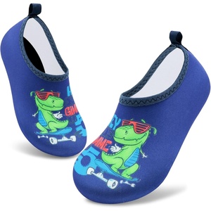 image:imageVIFUUR Kids Water Shoes Boys Girls Quick Dry Aqua Socks for BeachSkateboard Dinosaur