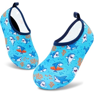 image:imageVIFUUR Kids Water Shoes Boys Girls Quick Dry Aqua Socks for BeachUnderwater Blue