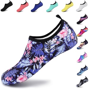 image:imageVIFUUR Water Shoes for Men Women Barefoot Quick Dry Aqua Socks Slip OnBlueLeaf