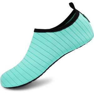 image:imageVIFUUR Water Shoes for Men Women Barefoot Quick Dry Aqua Socks Slip OnGreen