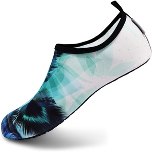 image:imageVIFUUR Water Shoes for Men Women Barefoot Quick Dry Aqua Socks Slip OnGreenFeather