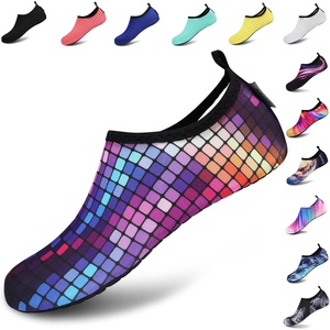 image:imageVIFUUR Water Shoes for Men Women Barefoot Quick Dry Aqua Socks Slip OnPurple