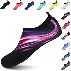 image:imageVIFUUR Water Shoes for Men Women Barefoot Quick Dry Aqua Socks Slip OnPurpleRed Aperture