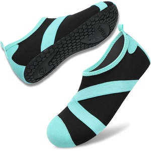 image:imageVIFUUR Womens Mens Water Shoes Barefoot Quick Dry Aqua Socks for Beach Swim Yoga Outdoor SportsBlack Celeste