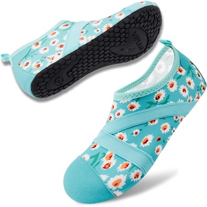 image:imageVIFUUR Womens Mens Water Shoes Barefoot Quick Dry Aqua Socks for Beach Swim Yoga Outdoor SportsSmall Daisy